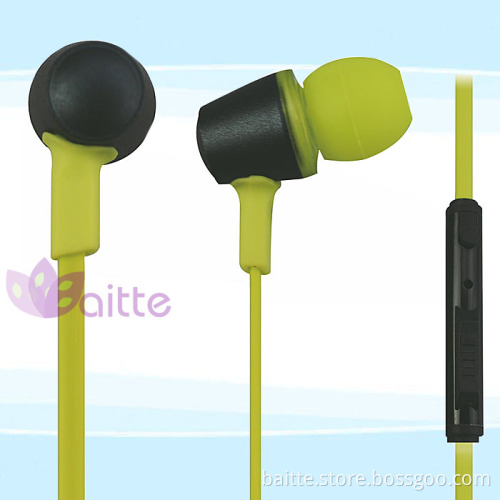 metal earphone with mic many colors for choice